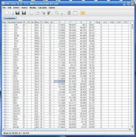 Download web tool or web app Protein Data Bank (PDB) File Editor