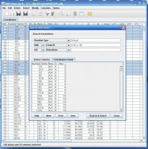 Download web tool or web app Protein Data Bank (PDB) File Editor