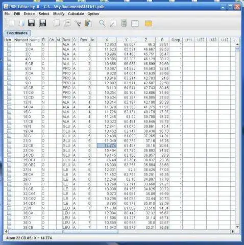 Download web tool or web app Protein Data Bank (PDB) File Editor to run in Linux online