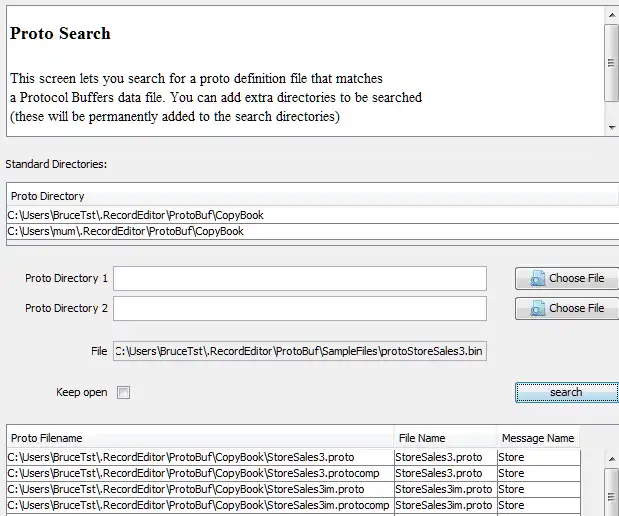 Download webtool of webapp ProtoBufEditor