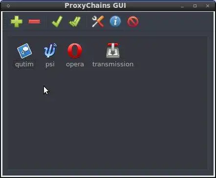 Download web tool or web app ProxyChainsGUI
