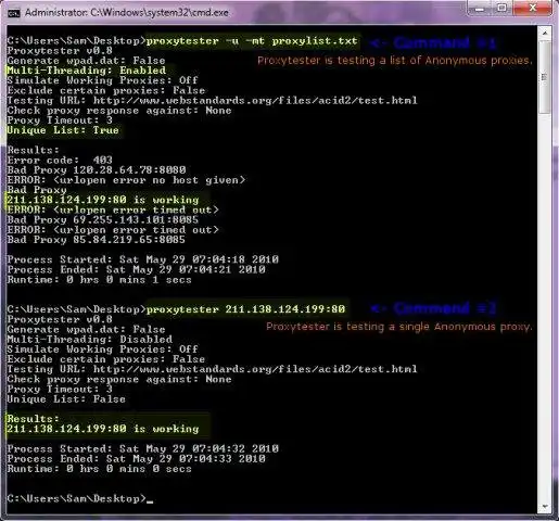 Unduh alat web atau aplikasi web Proxy Tester dan WPAD Generator