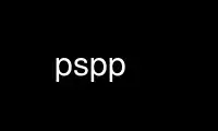 Run pspp in OnWorks free hosting provider over Ubuntu Online, Fedora Online, Windows online emulator or MAC OS online emulator