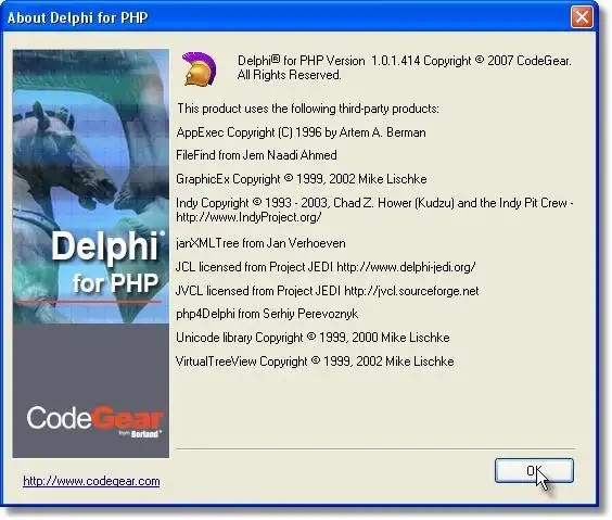 Tải xuống công cụ web hoặc ứng dụng web Thư viện thành phần PSV Delphi