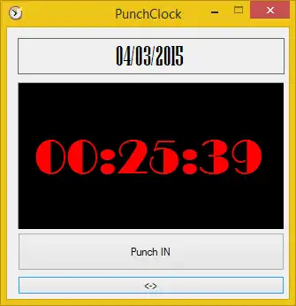 Download web tool or web app PunchClock