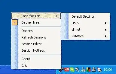 Download web tool or web app PuTTY Session Manager