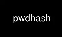 Run pwdhash in OnWorks free hosting provider over Ubuntu Online, Fedora Online, Windows online emulator or MAC OS online emulator