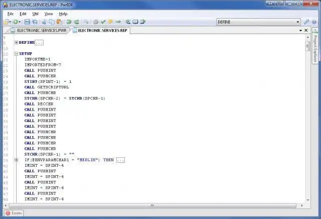Download web tool or web app PwrIDE