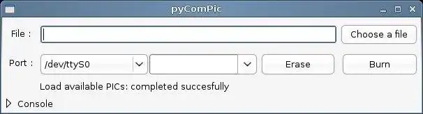 Загрузите веб-инструмент или веб-приложение pyComPic