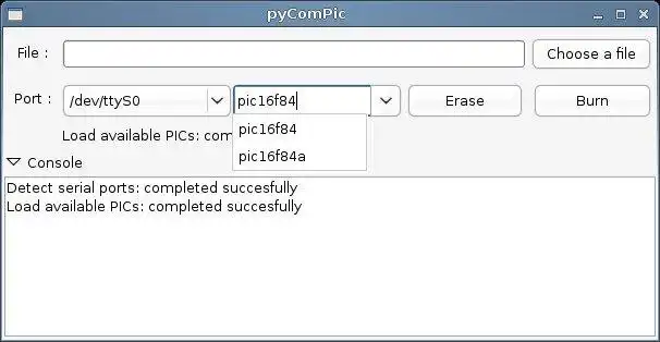 Mag-download ng web tool o web app na pyComPic para tumakbo sa Linux online