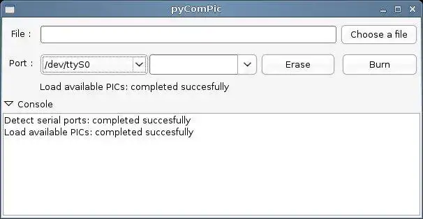 Download de webtool of webapp pyComPic om online onder Linux te draaien