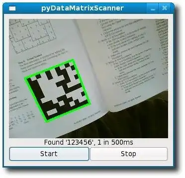 Descărcați instrumentul web sau aplicația web pyDataMatrixScanner