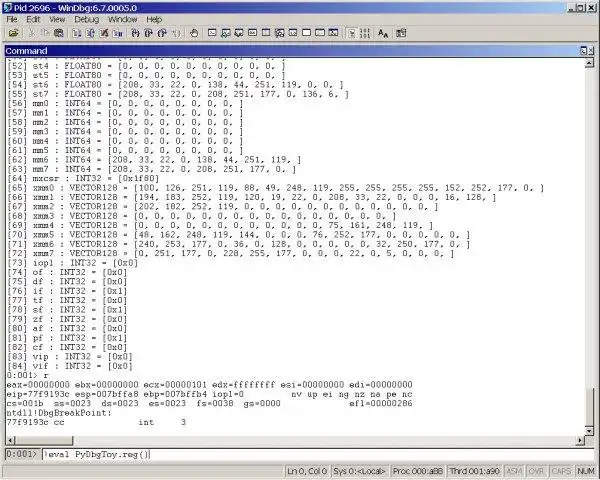 Download web tool or web app PyDbgExt