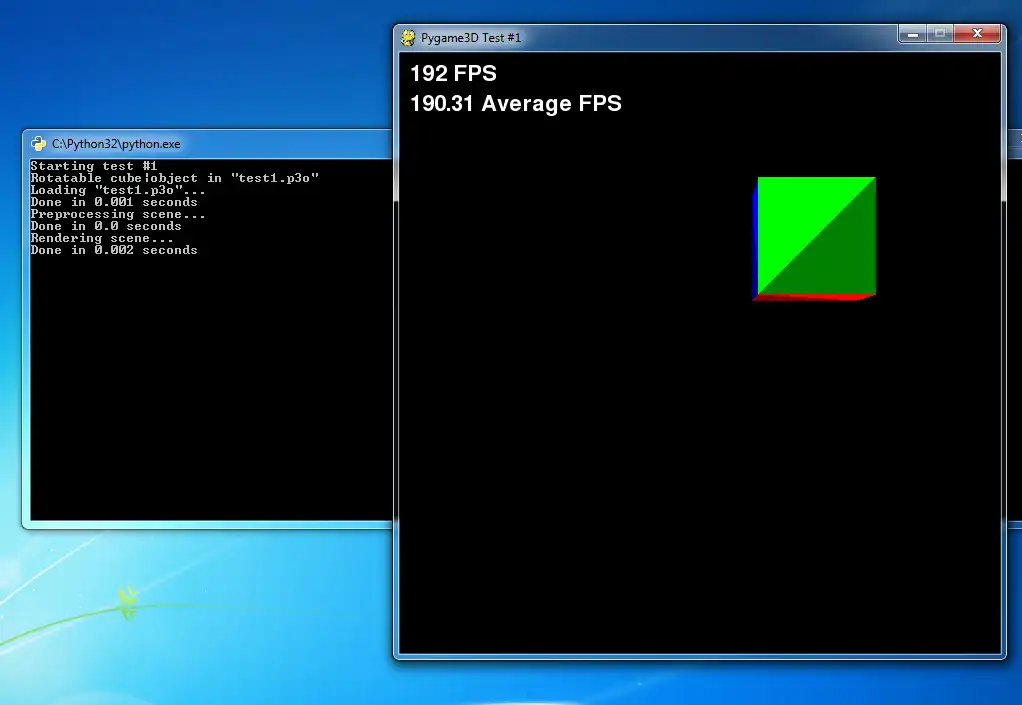 Download web tool or web app Pygame3D