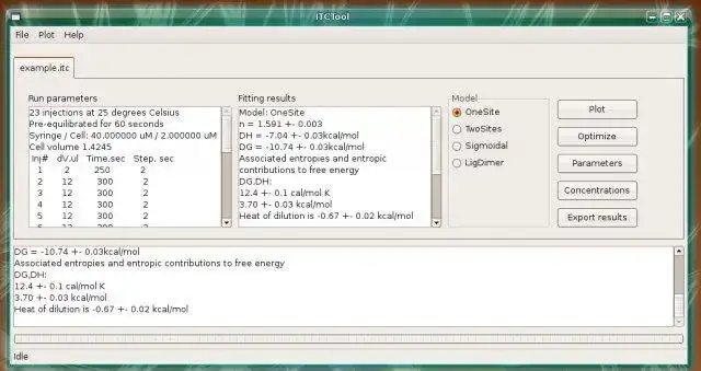 Baixe a ferramenta da web ou o aplicativo da web pyITC para rodar no Windows online no Linux online