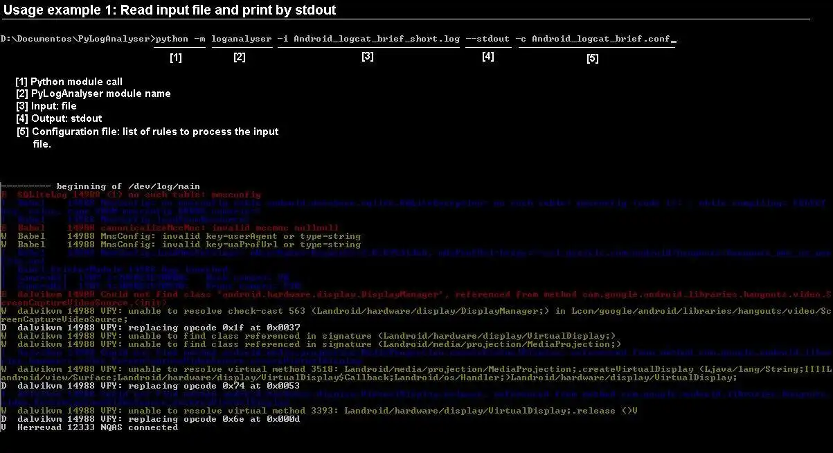 Télécharger l'outil Web ou l'application Web PyLogAnalyser