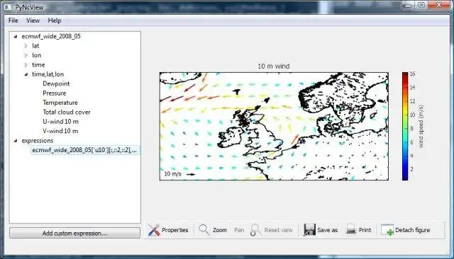 Descargue la herramienta web o la aplicación web PyNcView