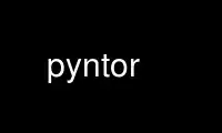 Execute o pyntor no provedor de hospedagem gratuita OnWorks no Ubuntu Online, Fedora Online, emulador online do Windows ou emulador online do MAC OS