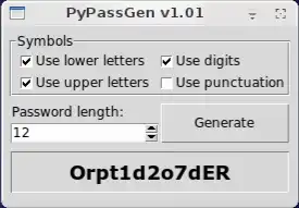 Завантажте веб-інструмент або веб-програму PyPassGen