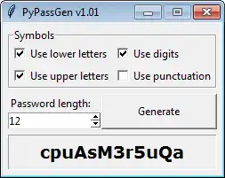 Download web tool or web app PyPassGen