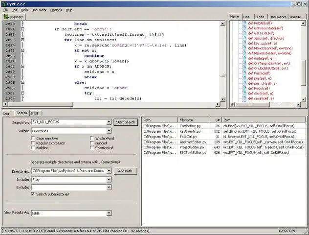 Download web tool or web app PyPE (Python Programmers Editor)