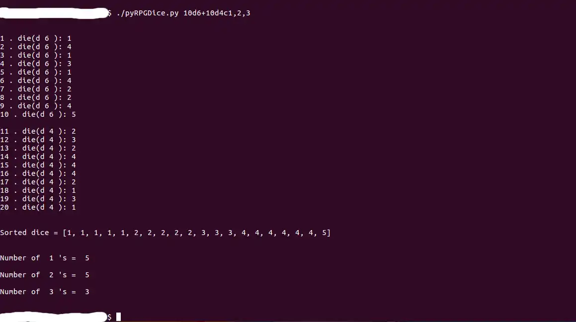Download web tool or web app pyRPGDice to run in Linux online