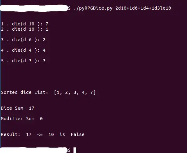 Linux ഓൺലൈനിൽ പ്രവർത്തിക്കാൻ വെബ് ടൂൾ അല്ലെങ്കിൽ വെബ് ആപ്പ് pyRPGDice ഡൗൺലോഡ് ചെയ്യുക