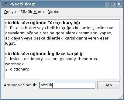 Download web tool or web app pysozluk-qt