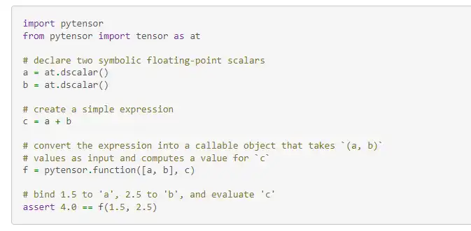 Mag-download ng web tool o web app na PyTensor