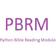 Безкоштовно завантажте програму Python Bible Reading Module для Linux, щоб працювати онлайн в Ubuntu онлайн, Fedora онлайн або Debian онлайн