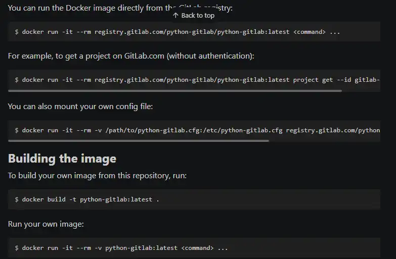 Web aracını veya web uygulamasını python-gitlab'ı indirin