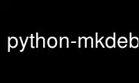 Ejecute python-mkdebian en el proveedor de alojamiento gratuito de OnWorks sobre Ubuntu Online, Fedora Online, emulador en línea de Windows o emulador en línea de MAC OS