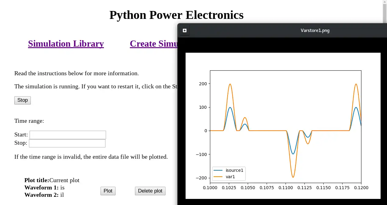 Download web tool or web app Python Power Electronics