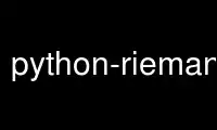 Run python-riemann-client in OnWorks free hosting provider over Ubuntu Online, Fedora Online, Windows online emulator or MAC OS online emulator