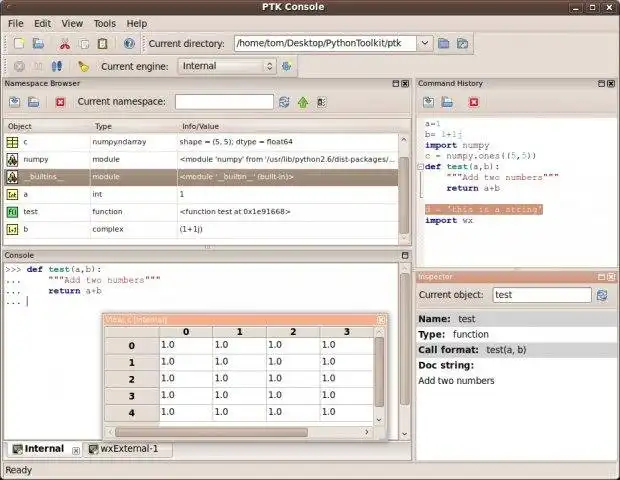 Laden Sie das Web-Tool oder die Web-App PythonToolkit (PTK) herunter.