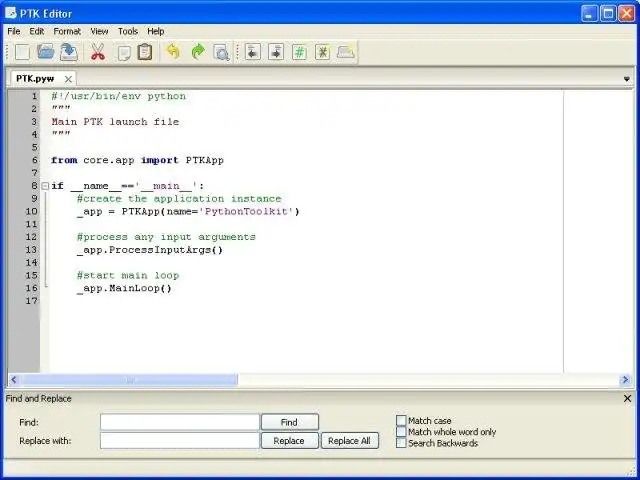 Laden Sie das Web-Tool oder die Web-App PythonToolkit (PTK) herunter.