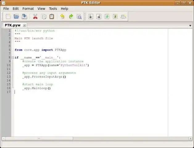 Laden Sie das Web-Tool oder die Web-App PythonToolkit (PTK) herunter.