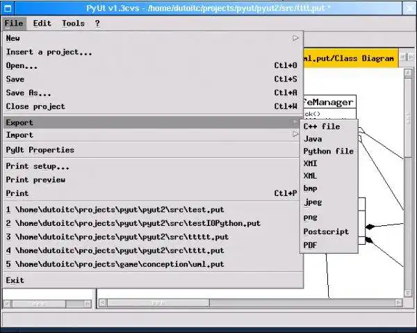 قم بتنزيل أداة الويب أو تطبيق الويب Python UML Tool