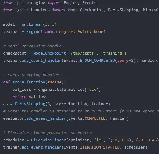 Web aracını veya web uygulamasını indirin PyTorch Ignite