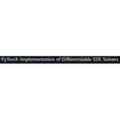 Free download PyTorch Implementation of SDE Solvers Linux app to run online in Ubuntu online, Fedora online or Debian online