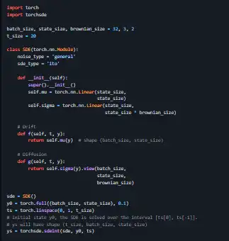 Download web tool or web app PyTorch Implementation of SDE Solvers