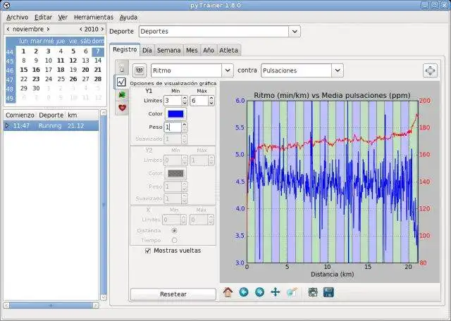 Download web tool or web app pytrainer