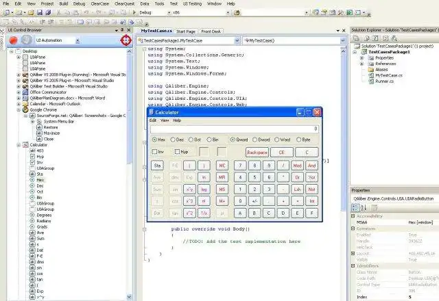 Download webtool of webapp QAliber