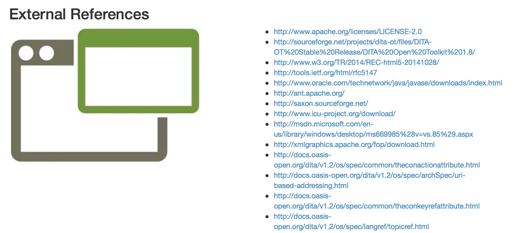 Télécharger l'outil Web ou le plug-in QA de l'application Web pour DITAOT