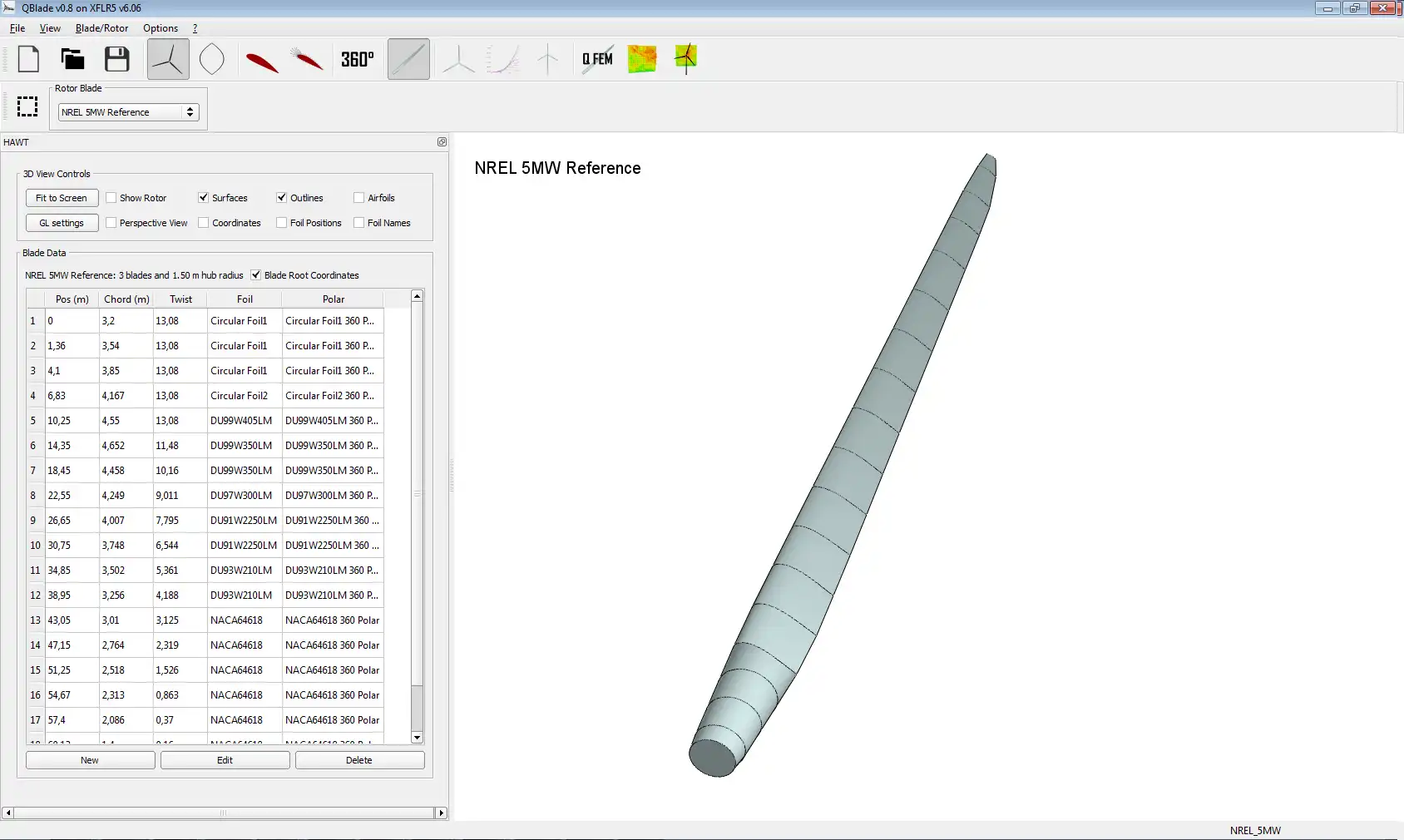 Download web tool or web app QBlade