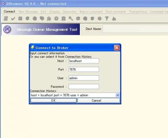 Muat turun alat web atau aplikasi web QBrowser untuk GlassFish JMS / WebLogic MQ