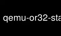 Run qemu-or32-static in OnWorks free hosting provider over Ubuntu Online, Fedora Online, Windows online emulator or MAC OS online emulator