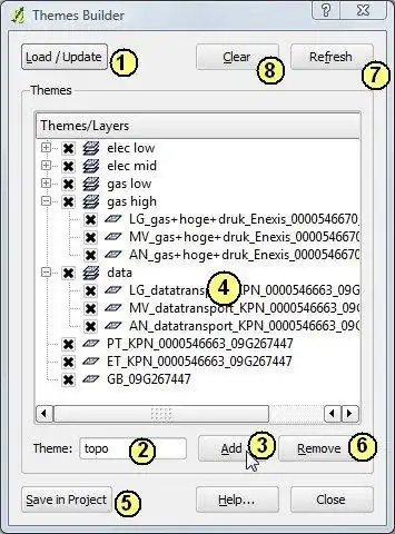 Download web tool or web app QGis Map Themes Builder Plugin to run in Linux online