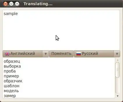 Linux'ta çevrimiçi çalıştırmak için web aracını veya web uygulamasını qgtranslate'i indirin