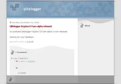 Download web tool or web app Qikblogger